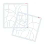Duo de gabarits photo 30x30 'New Delhi'