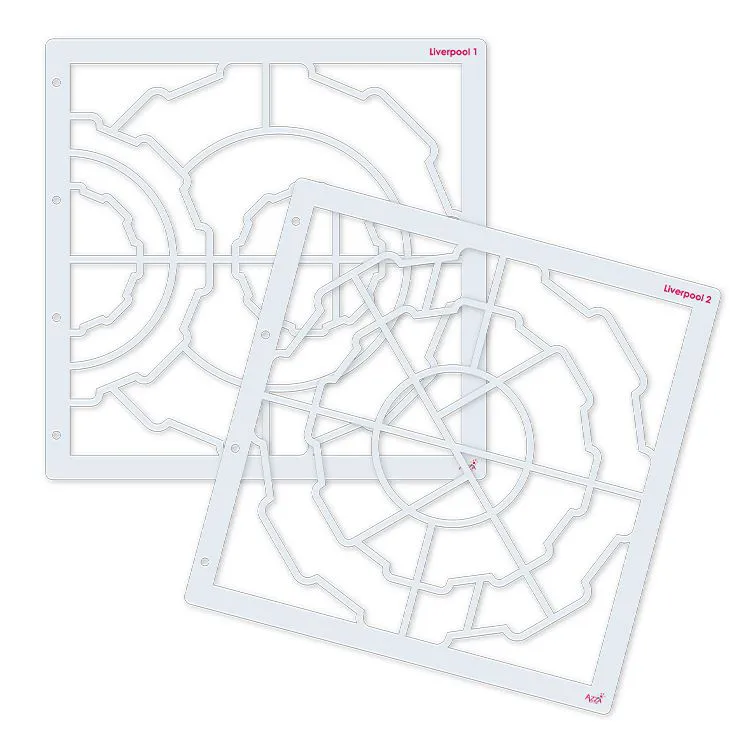 Fotoschablonen 'Liverpool' (30x30 cm)