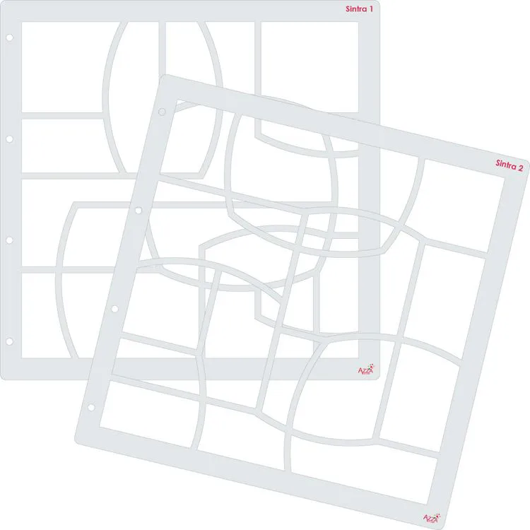 Duo de gabarits photo 30x30 'Sintra'