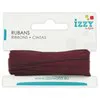 Ruban satin 6mmx5m 'Bordeaux'