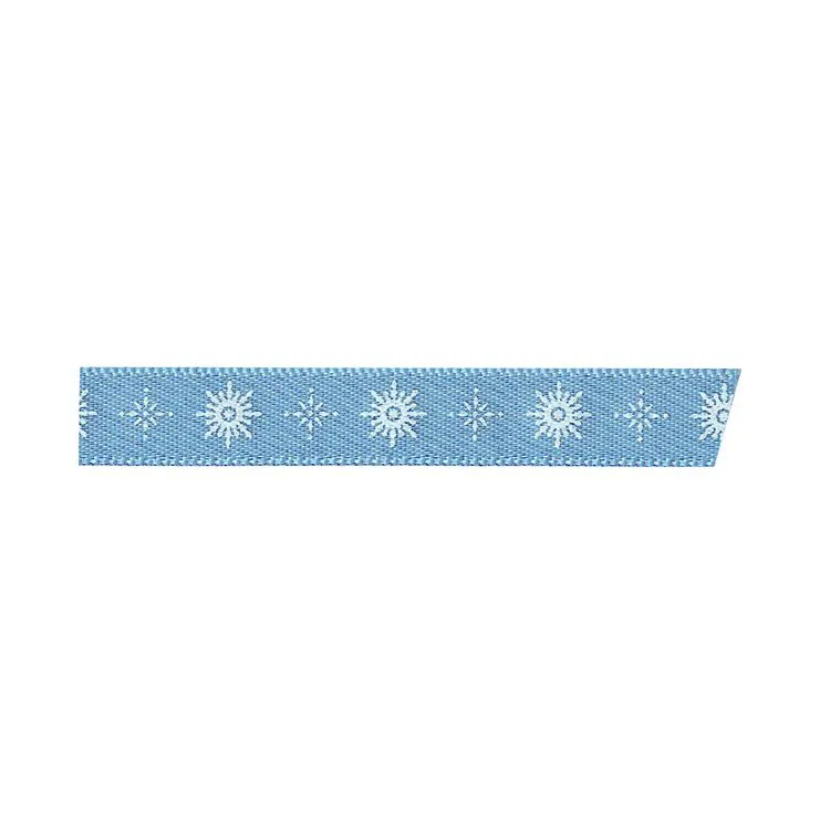 Ruban satin imprimé 'Etiquettes cadeaux' (8mmx5m)