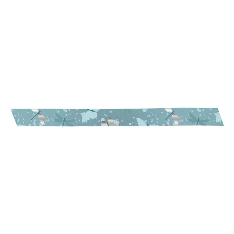 Ruban satin imprim&eacute; 'Faune et flore' (8mmx5m) (Foi
