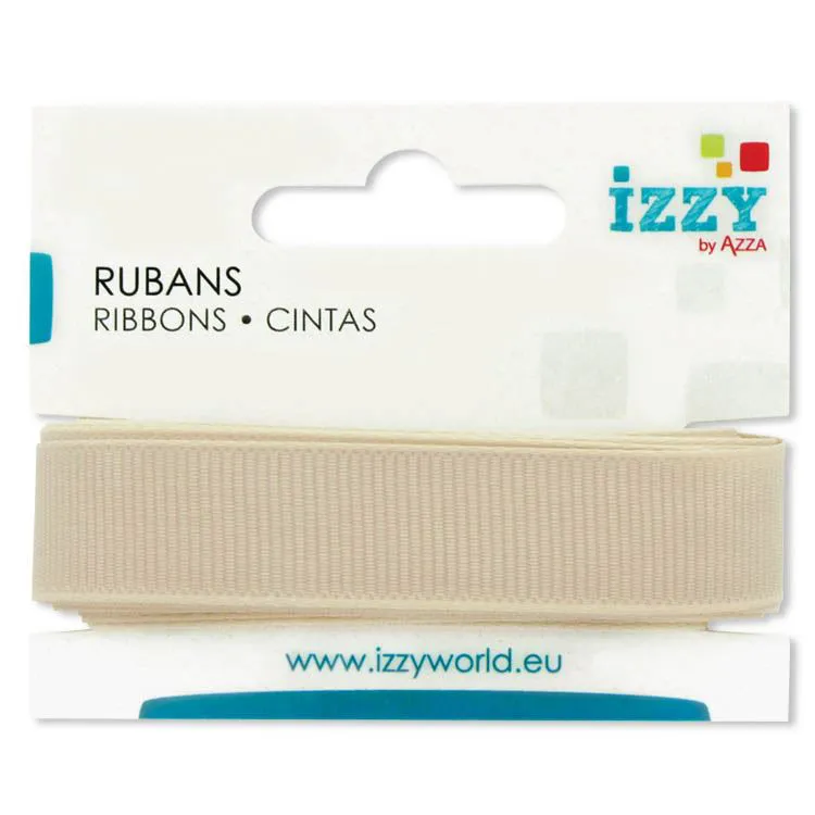 Ruban gros grain 15mmx3m 'Beige' 