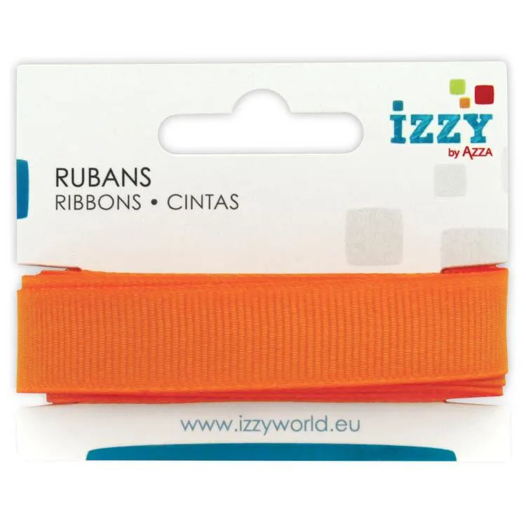 Ruban gros grain 15mmx3m 'Orange' 