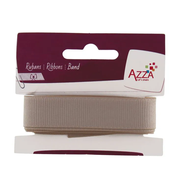 Ruban gros grain 15mmx3m 'Taupe' 
