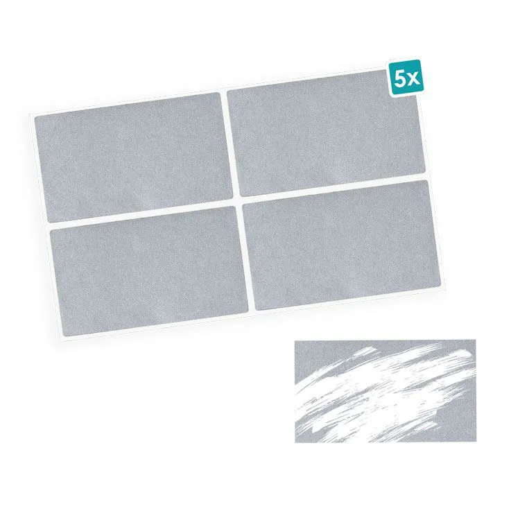 Sticker à gratter - Rectangle (20pcs) 