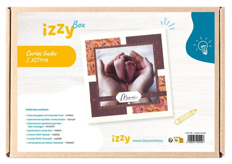 Izzy Box 'Cartes faciles' (Version 2024) 