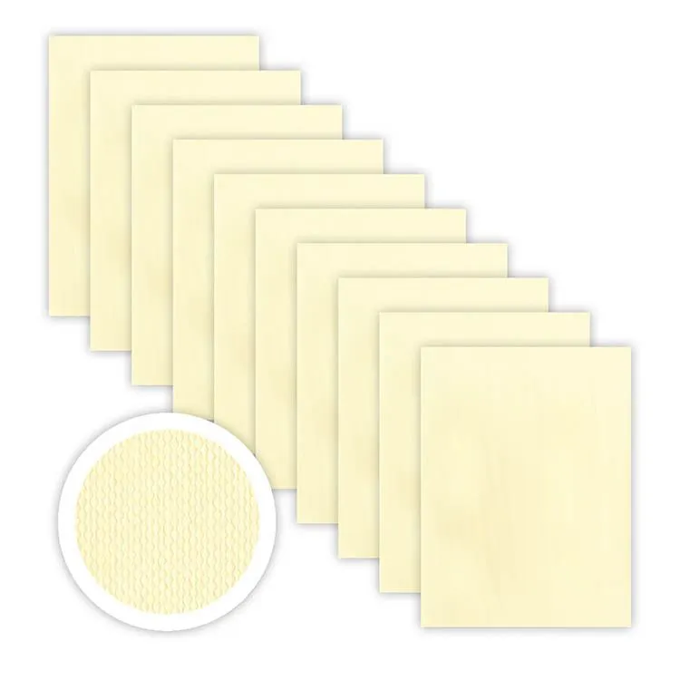 Papier uni A4 236gr. -  10 fl. - Cream vellum 