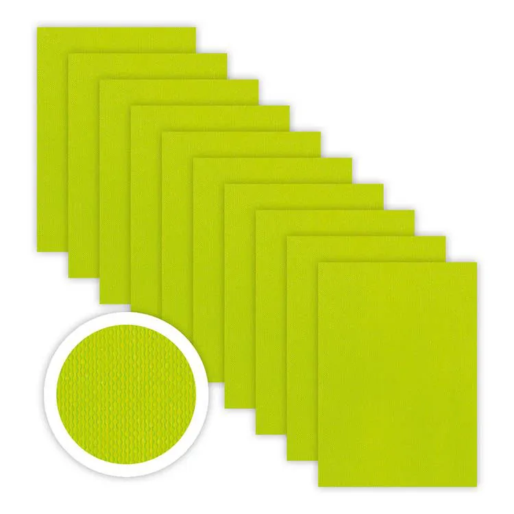 Farbiges Papier A4 236gr 'Limettengr&uuml;n' (10 Stk.)