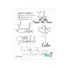 Rubinstempel 'Worte der Liebe'