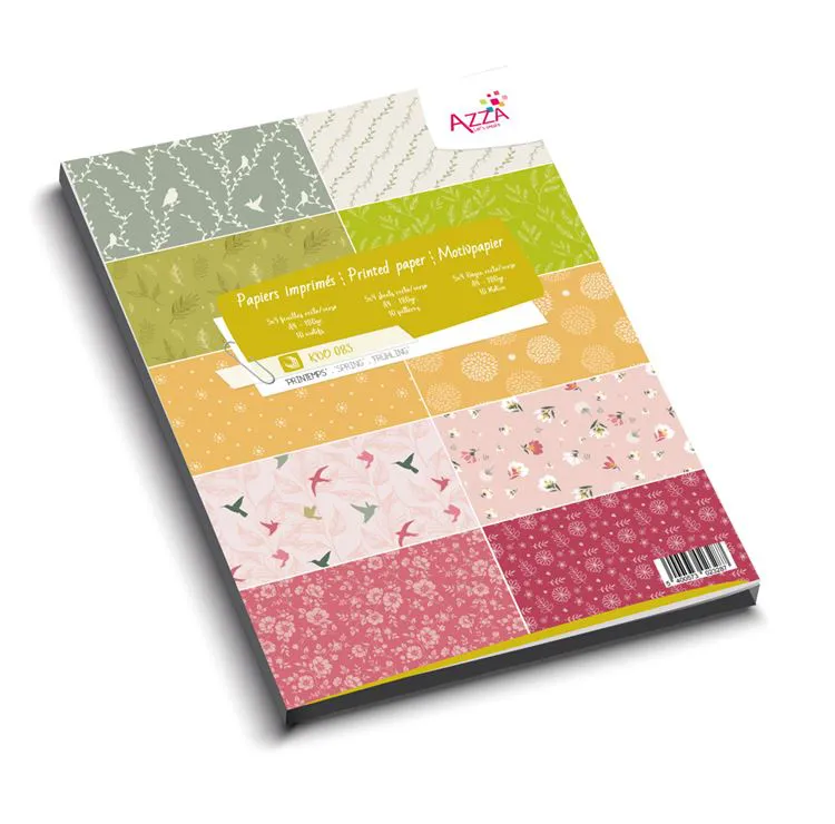 Designpapierblock 'Fr&uuml;hling' A4