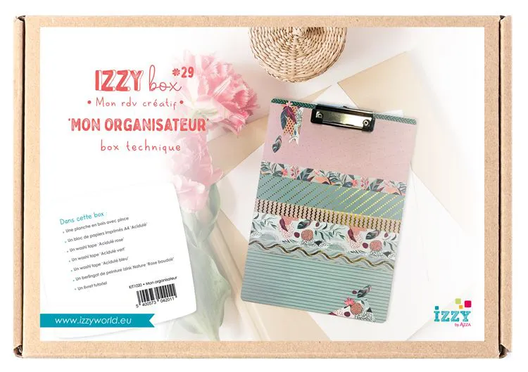 "	Izzy Box 'Mon organisateur'"