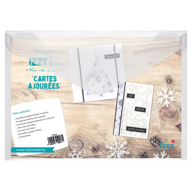 Izzy Box ' Technique cartes 'Ajourées'
