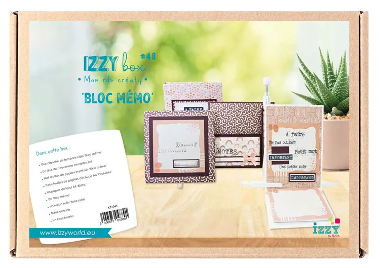 Izzy Box 'Bloc mémo' 