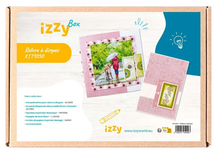 Izzy box 'Reliure à disques'
