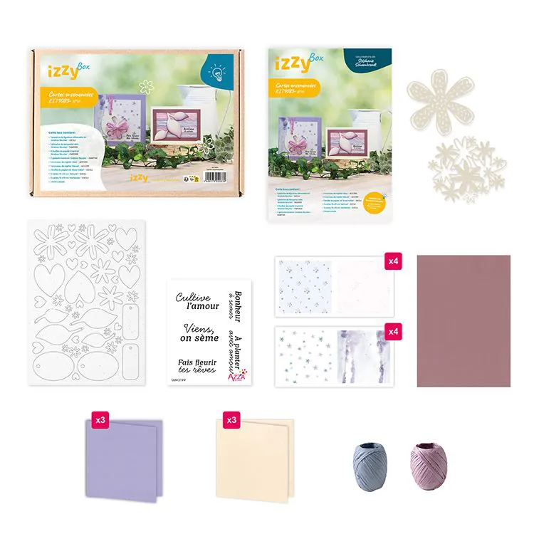 Izzy Box 'Cartes ensemenc&eacute;es'