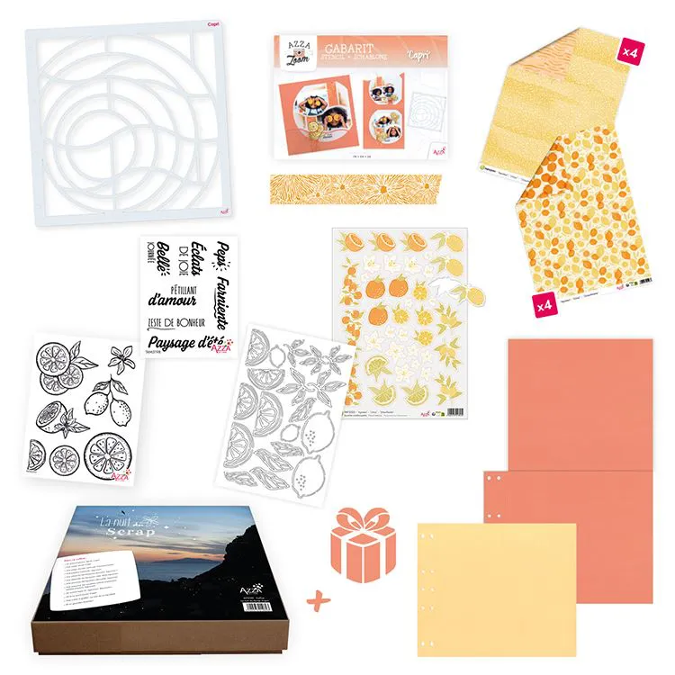 Coffret 'La nuit du scrap 'Capri'