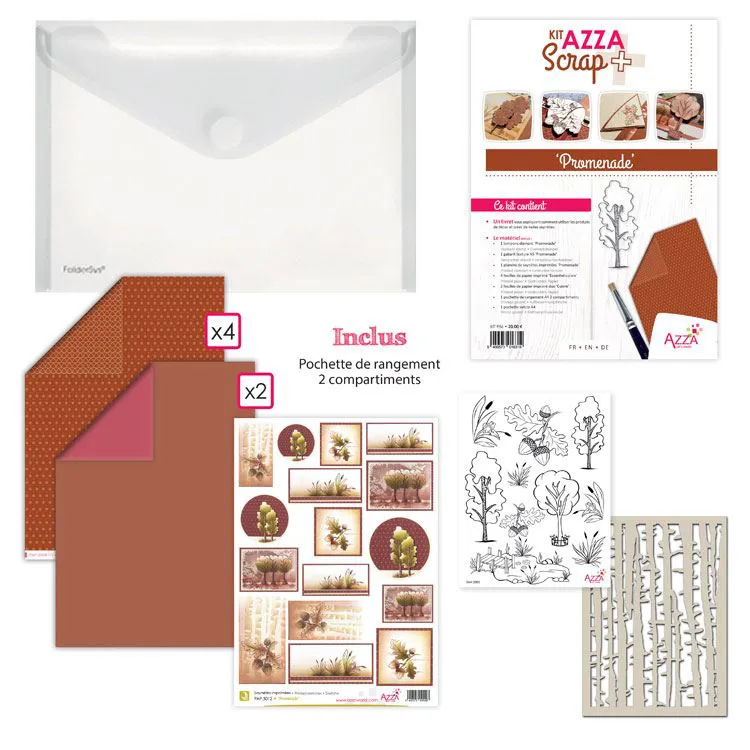 AZZA Scrapbooking Plus Set 'Spaziergang'