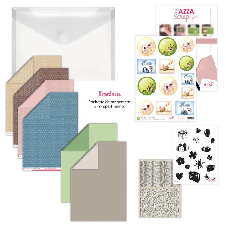 AZZA Scrapbooking Plus Set 'Entdeckung'