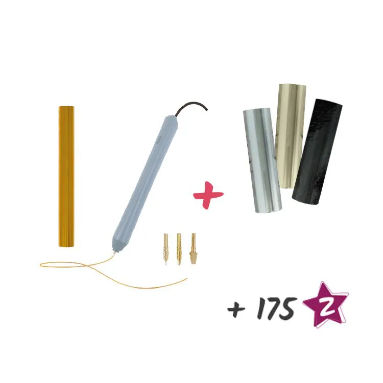 Panier promotionnel 'Stylo à dorer + 3 pell.'