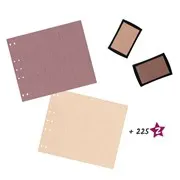 Panier pages & encreurs 'Rose indien & Muscade'