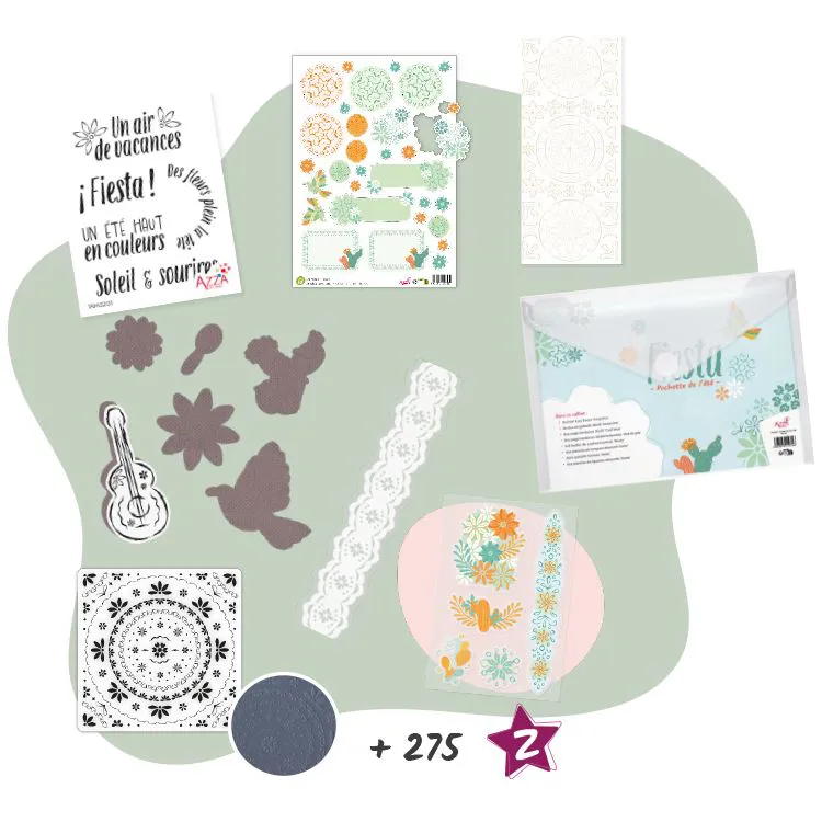 Panier promotionnel & Pochette 'Fiesta' 
