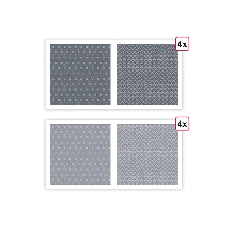 Designpapier A4 'Essentiell Delfin' (8 Stk.)
