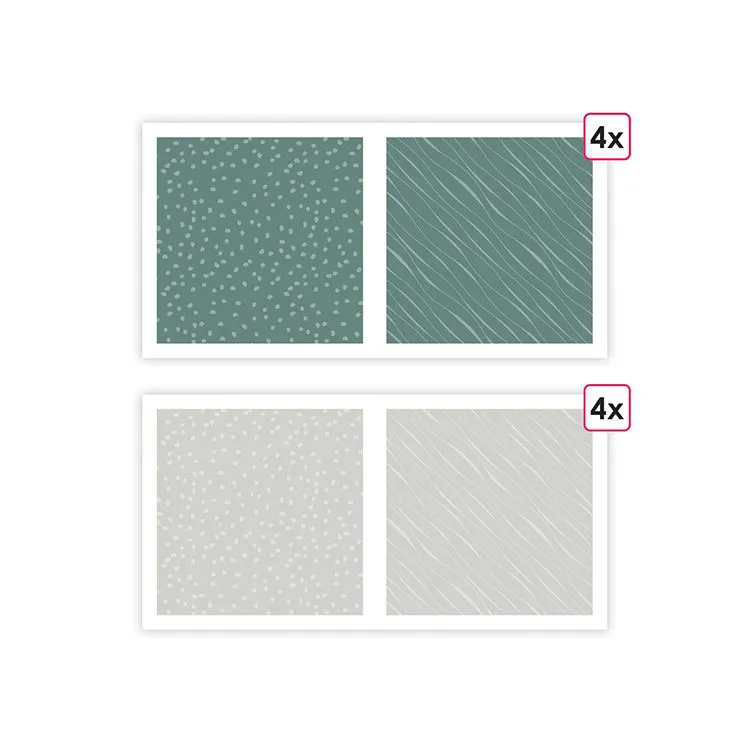 Designpapier A4 'Essentiell Fichte' (8 Stk.)