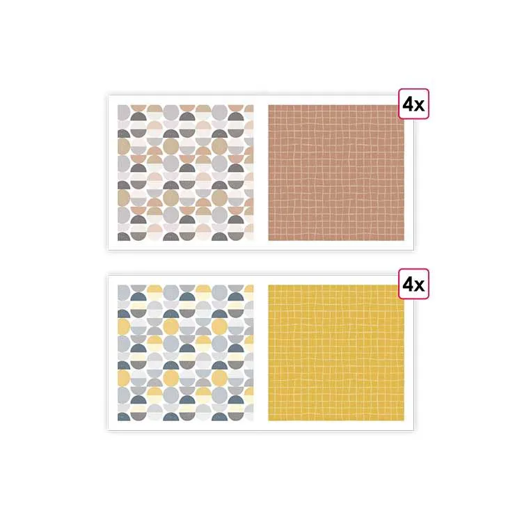 Designpapier A4 'Kleiner Kalender' (8 Stk.)