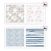 Designpapier A4 'Ganz sanft' (8 Stk.)