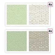 Designpapier A4 'Mineralische Textur' (8 Stk.)