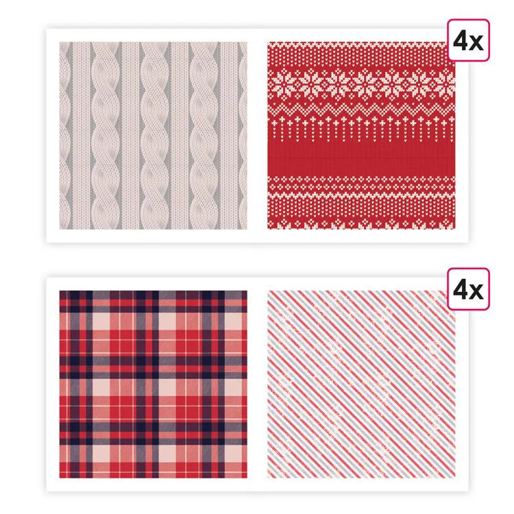 Designpapier A4 'Mein sch&ouml;nstes Weihnachten' (8 St
