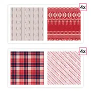 Designpapier A4 'Mein schönstes Weihnachten' (8 St