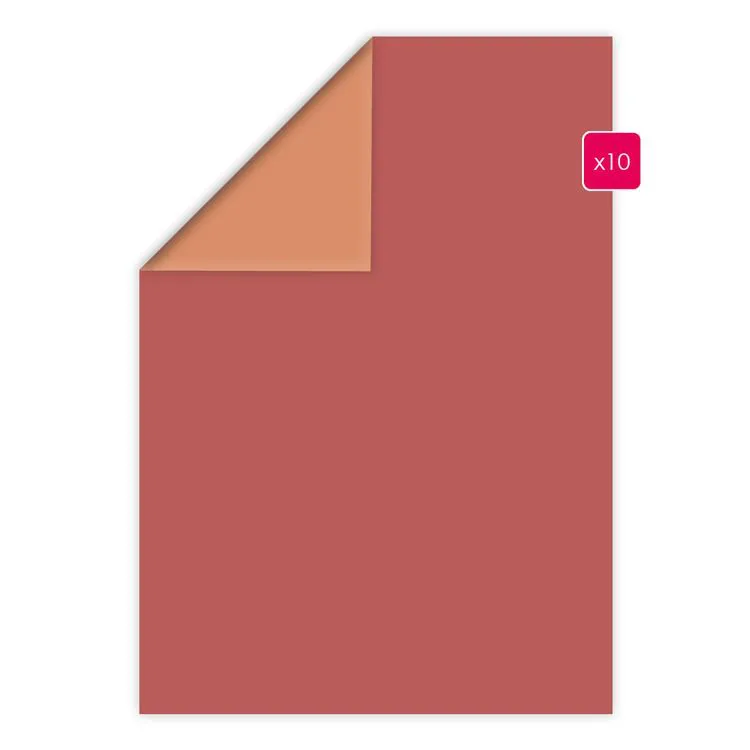 Duopapier A4 'Terrakotta - Blush' (10 Stk.)