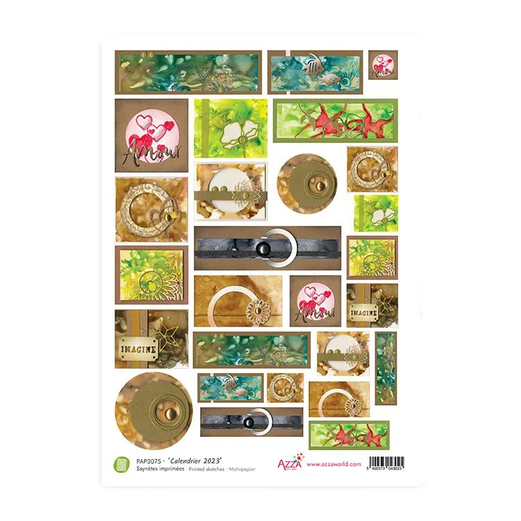 Motivpapier 'Kalender 2023'