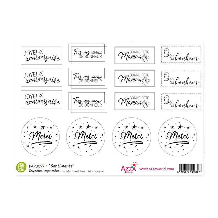 Motivpapier A5 'Gef&uuml;hle'