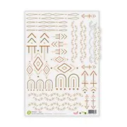 Vorgestanztes Vellum-Motivpapier 'Boho'