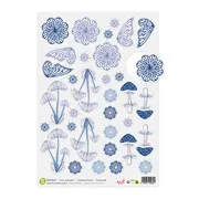 Vorgestanztes Vellum-Motivpapier 'Zauberwald'