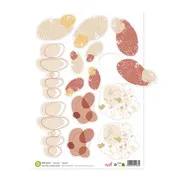 Vorgestanztes Motivpapier 'Granit'