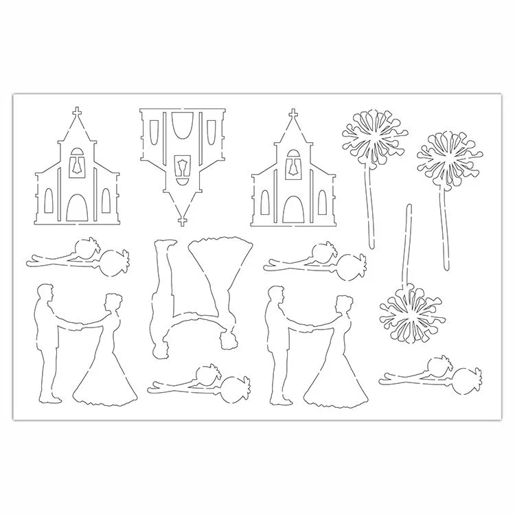 Figurines silhouette 'Pour toujours'