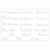 Figurines silhouettes 'Petits mots'