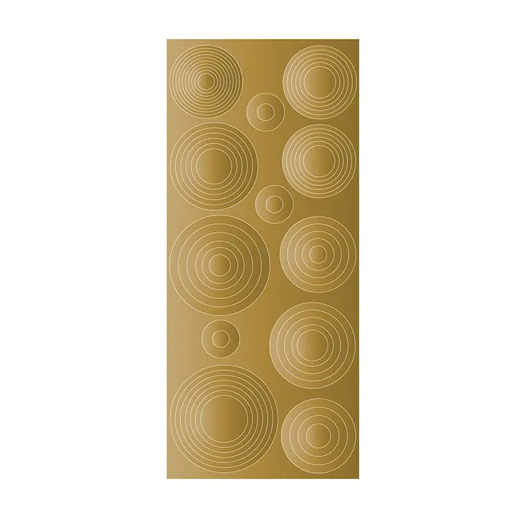 Konturenaufkleber 'Konzentrische Kreise Standard G