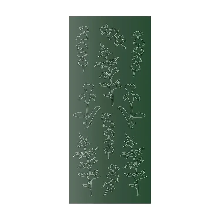 Sticker contour 'Ombrages' (Mirror X-mas Green) 