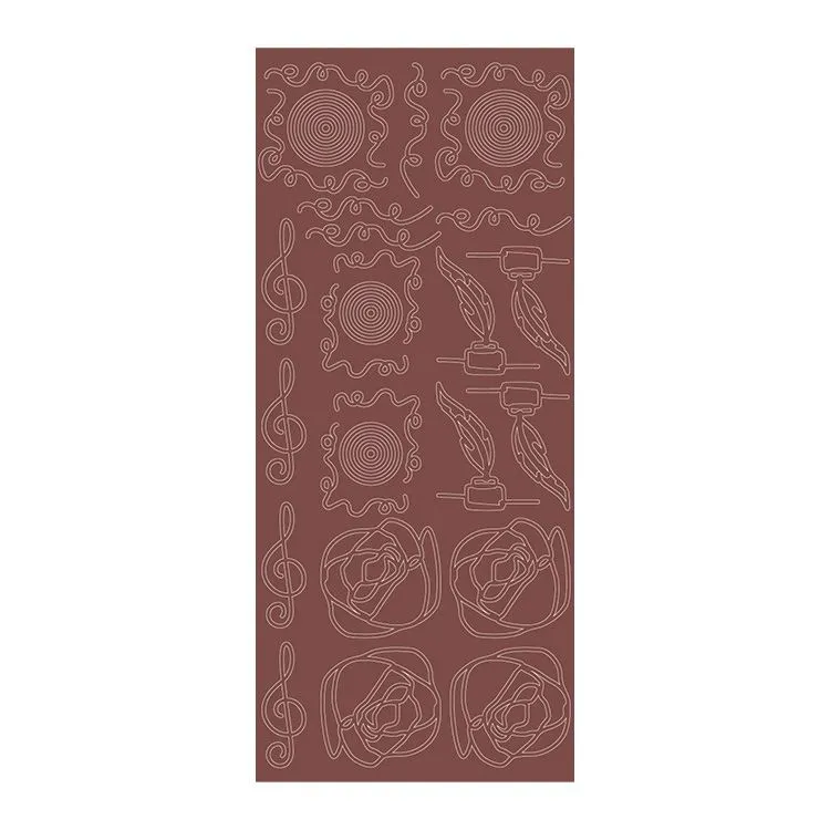 Stickers contour 'Po&eacute;sie lyrique'