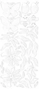 Sticker contour transparent foil 'Faune et flore'