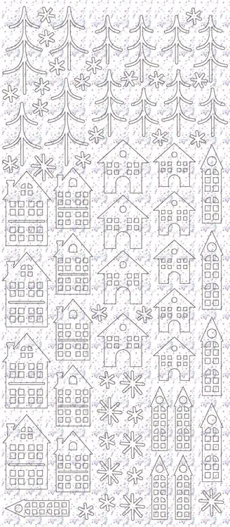 Stickers contour 'Laponie'