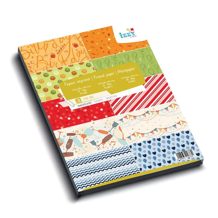 Designpapierblock A4 'Jubil&auml;um'