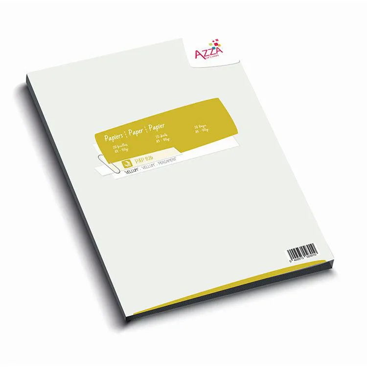 Bloc de papier Vellum 80gr (vierge)
