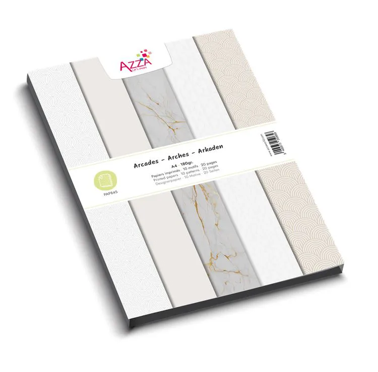 Designpapierblock 'Vellum Arkaden' (160gr)