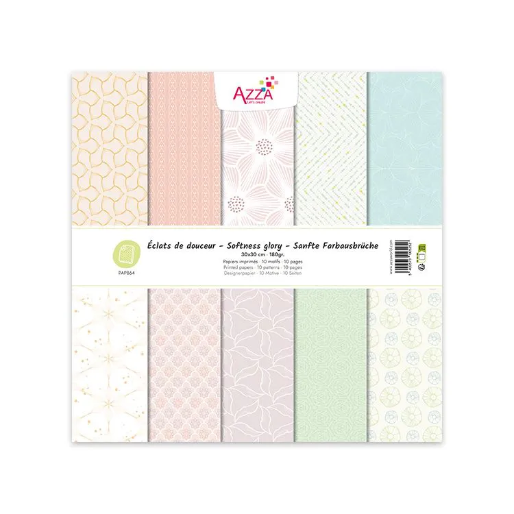Designpapierblock 30x30 'Funken der Sanftheit'